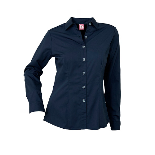 CAMISA BBO GABARDINA DAMA MANGA LARGA - Vista 4